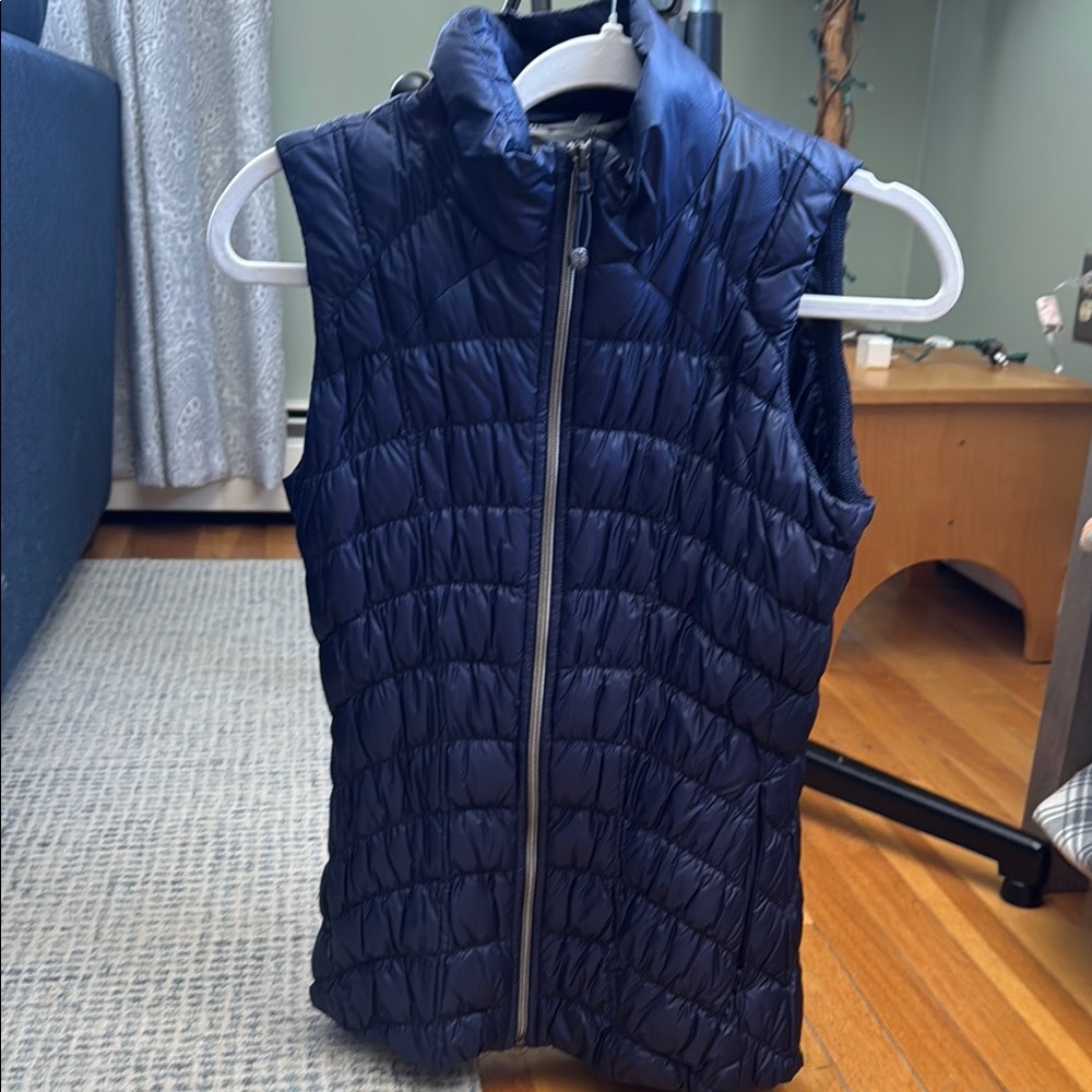 Navy Quilted Puffer Vest